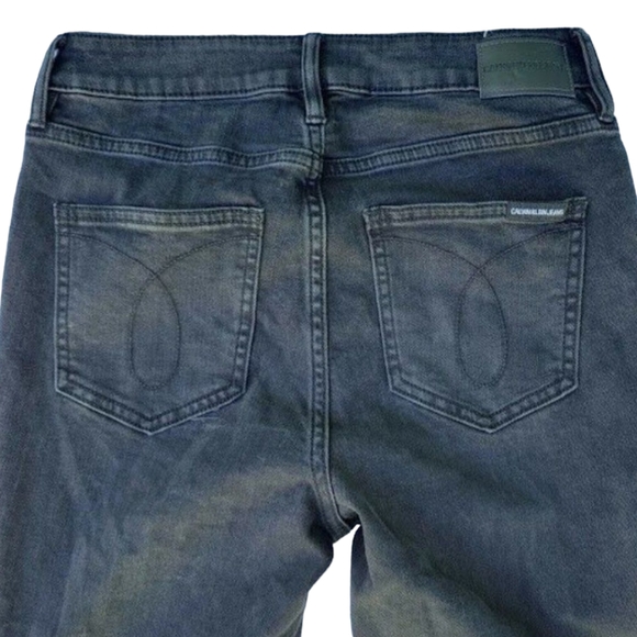 Women's Calvin Klein High Rise Skinny Jeans. 29. Black. - Picture 3 of 5